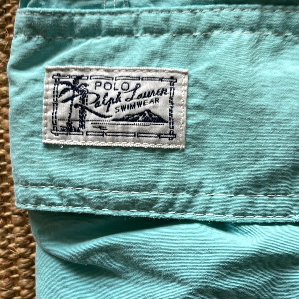 Polo Ralph Lauren board shorts. XXL. Lt turquiose. Pockets! Liner. - Picture 2 of 13